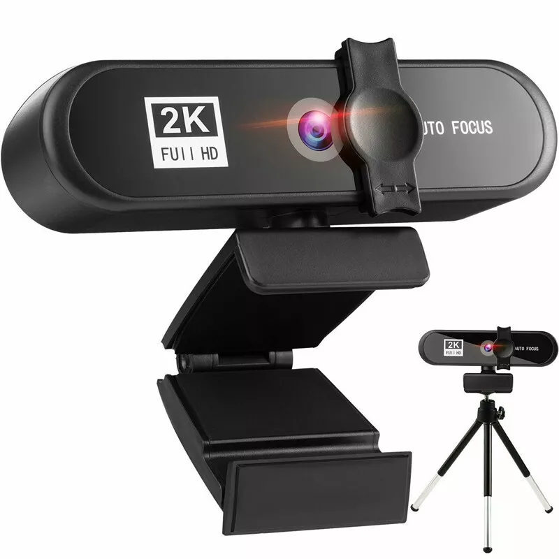 2K/4K/1080P Full HD Webcam AF Autofocus for PC Laptop Web Camera with  Microphone