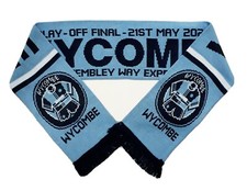 Wycombe Wanderers Football Supporters Scarves - Wembley Final Scarf /Memorabilia