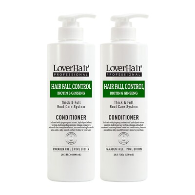 2-PACK LoverHair Professional Hair Fall Control Conditioner 2x20 fl oz