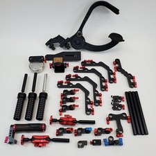 Lot of Pro Camera Shoulder Rigging Gimbal Parts Zacuto Smallrig Red Rock Micro