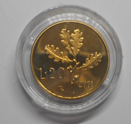 REPUBBLICA ITALIANA 20 Lire dal 1957 al 2001 FDC (UNC) / PROOF - Foto 59 di 59