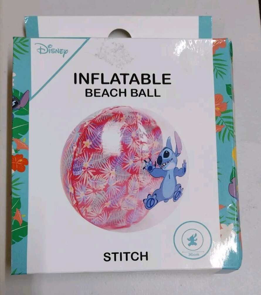 Pelota de playa inflable Disney STITCH Primark regalo de Navidad