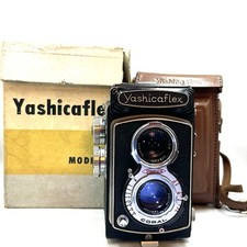  EXC4 Yashica Yashicaflex MODEL C 80/ 3.5 TLR 6x6 Film Camera from Japan READ 