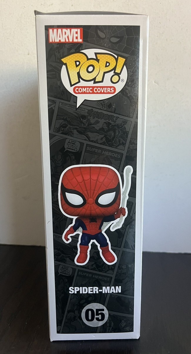Funko Pop! Comic Cover – Spider-Man The Amazing Spider-Man #1 – Figurine Vinyle 4,1″ – Collection Marvel