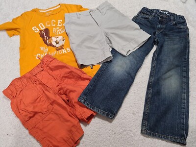 6-7 Jahre Jungen Paket GAP DKNY Jeans Shorts Oberteil (13)