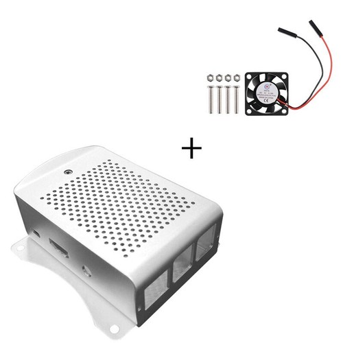 Raspberry Pi Wall Mount Metal Case - Bild 2 von 14