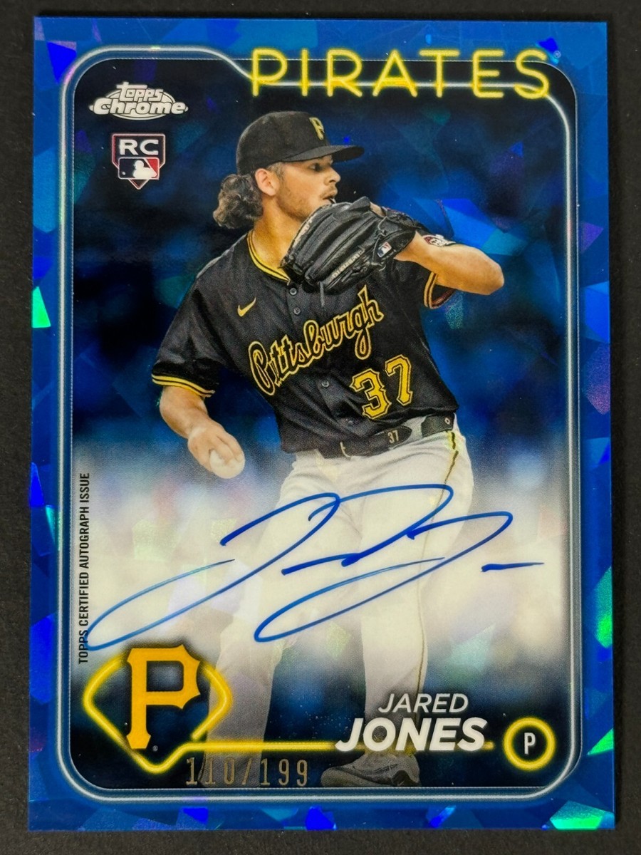 Jared Jones RC ON CARD AUTO /199 2024 Topps Chrome Sapphire Update 