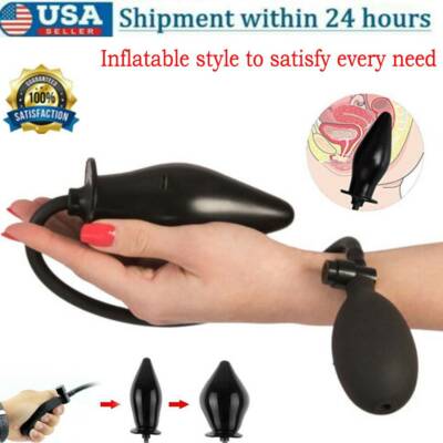 Butt Anal Plug Dilator Stretcher Pump Expandable Massager Inflatable Sex Tool eBay image