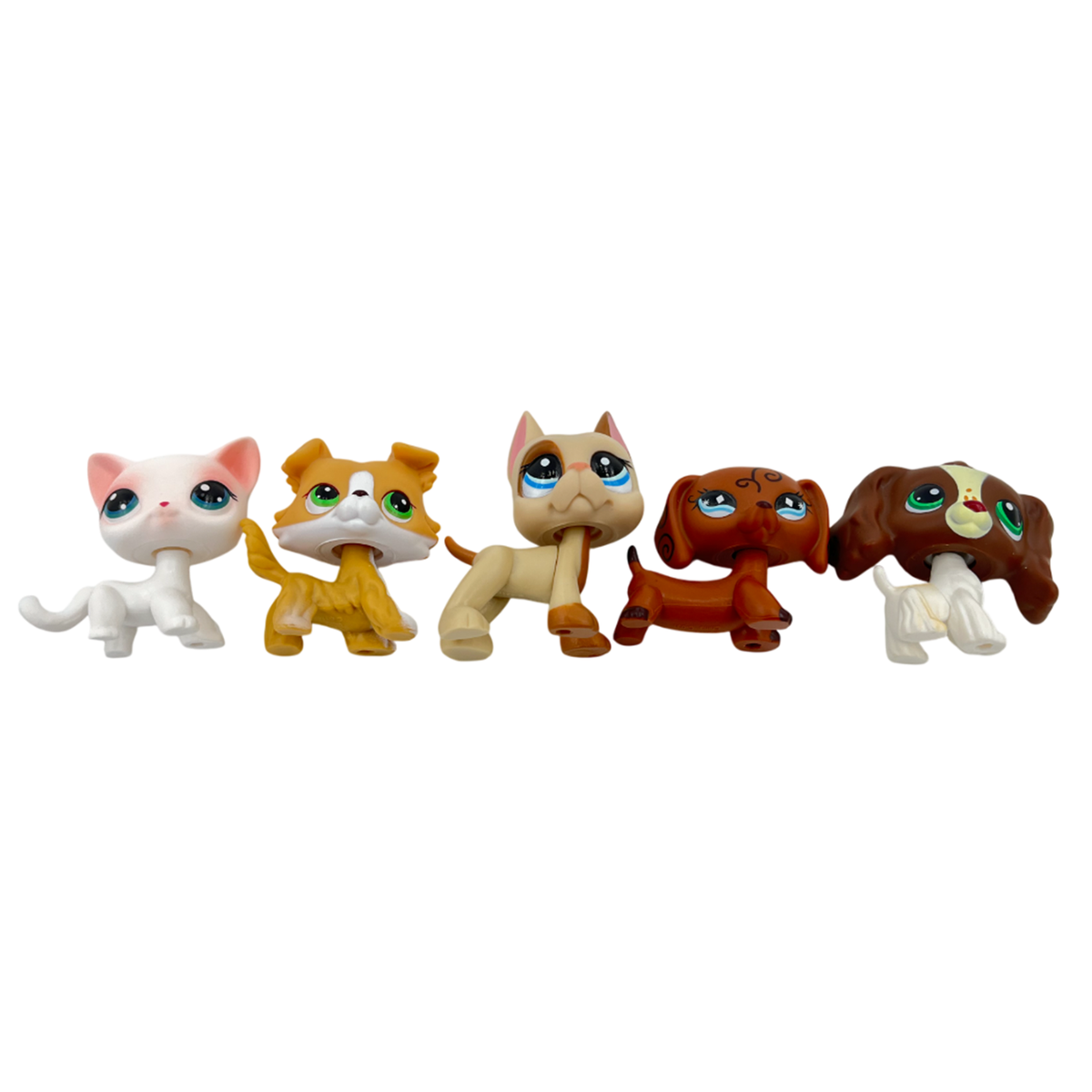 LPS little pet shop バーチャルペット　dog とかげ LPS little pet shop バーチャルペット dog とかげ 5pcs