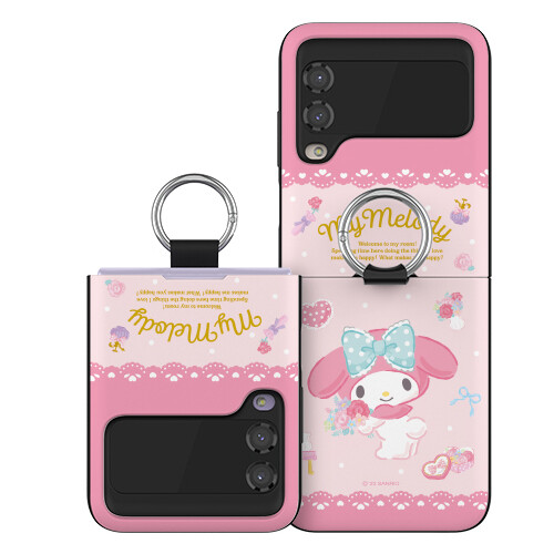 My Melody Slim Hartschale für Galaxy Z Flip6 Z Flip5 Z Flip4 Z Flip3 hergestellt in Korea - Bild 40 von 42