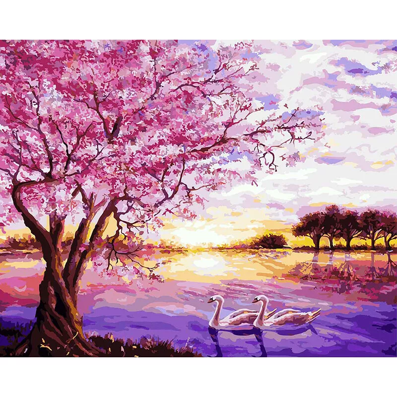 24*30 Cm DIY Canvas Painting by Numbers Pre Printed Canvas for Kids - China  Cheap Painting Canvas, Education & Office Supplies