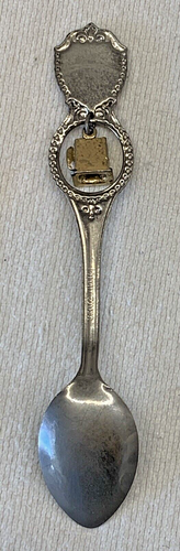 Vintage Souvenir Spoon US Collectible Lake Tahoe California Nevada Slot Machine - Picture 2 of 4
