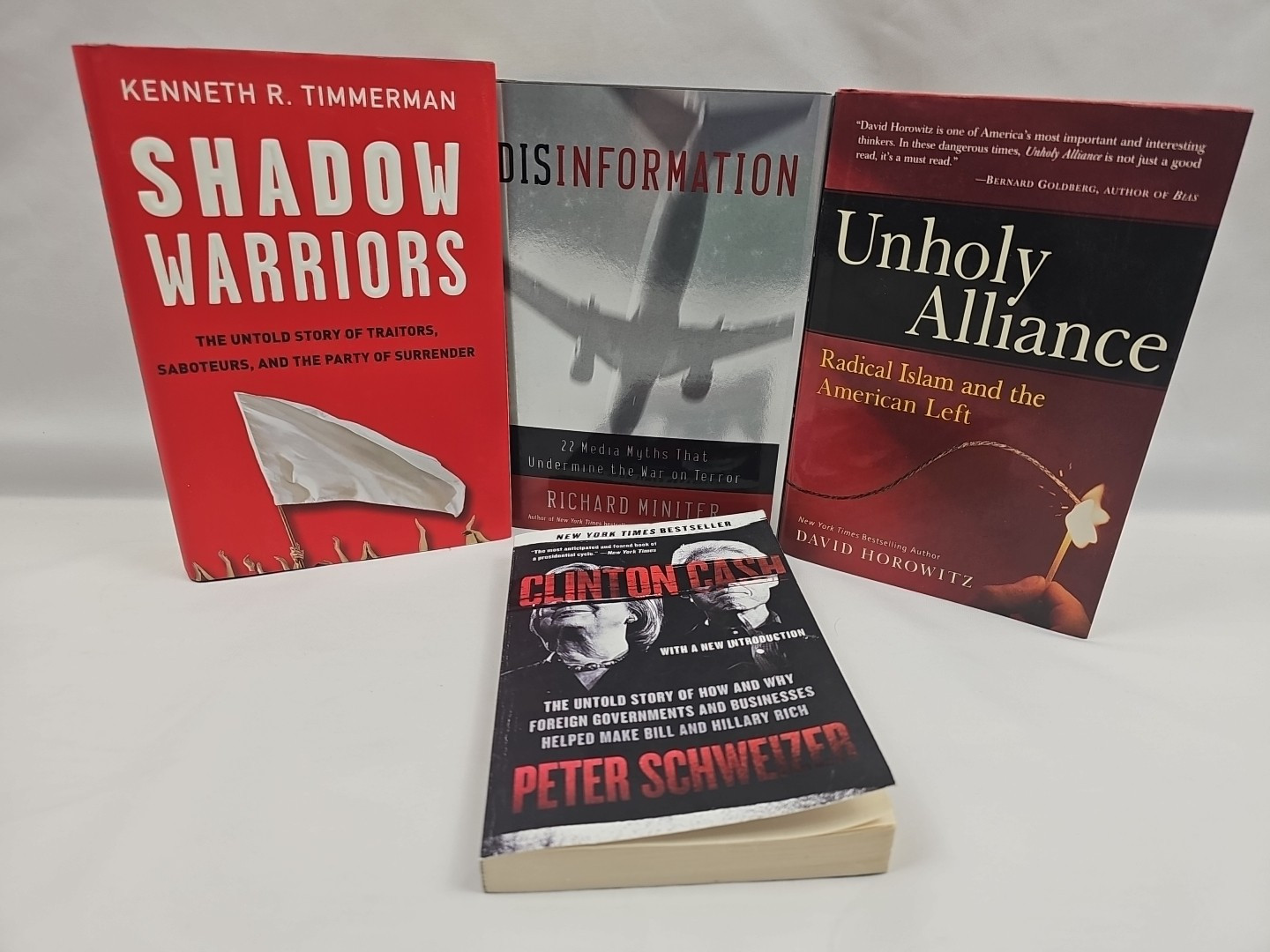 Lot Of 4 Conservative Books By Timmerman, Schweizer, Horowitz &Amp; Miniter