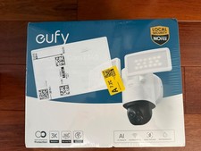 BNIB Eufy E340 Security Floodlight Dual Cameras 3K Wired Outdoor Camera Sealed