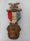 1914 BURLINGTON IOWA GAR CIVIL WAR GRAND ARMY REPUBLIC REUNION MEDAL & RIBBON