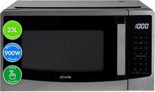 Abode AMT2304B Solo Microwave Oven 23L Digital with 11 Power Levels 900W Black