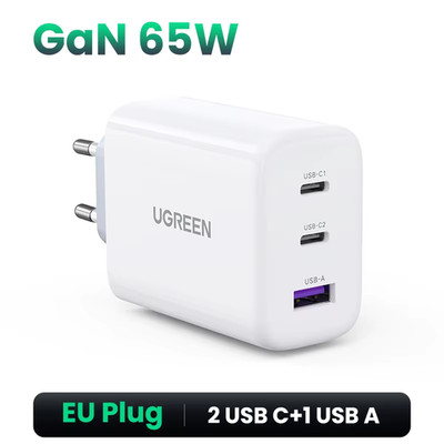65W PD Charger Quick Charge 4.0 3.0 Type C PD USB Charger for Iphone 16 15 14 Pr
