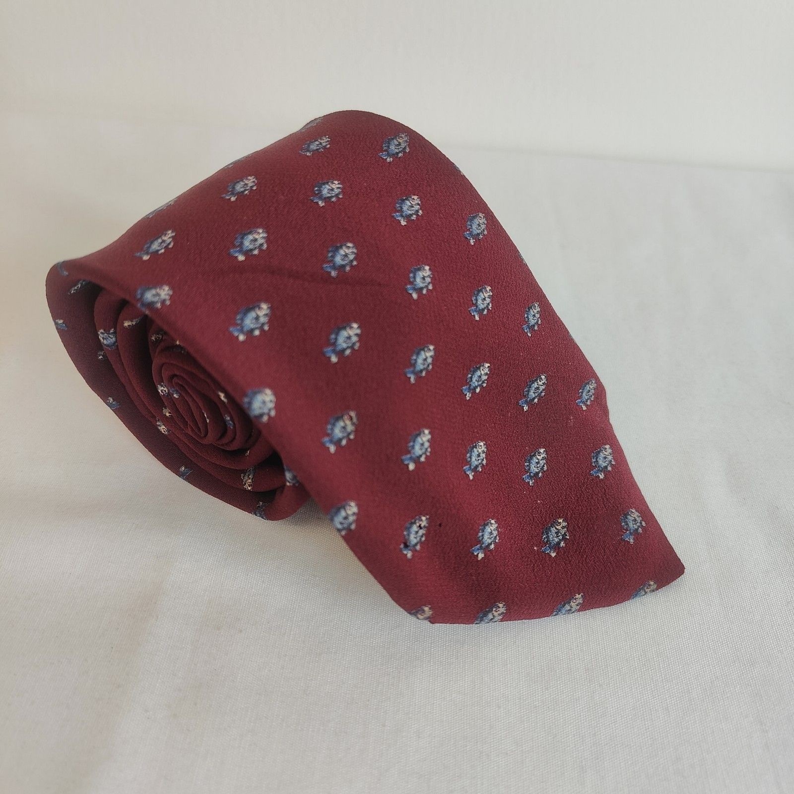 Red Animal Fish Print
