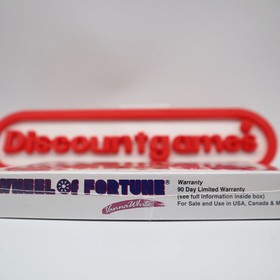 NES Nintendo Game WHEEL OF FORTUNE FEATURING VANNA WHITE EDITION - NEW & Sealed!