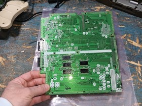 Sega Japan Saturn JAPAN VERSION 4-PIN MB ONLY-QUICK TEST-POWER AND VIDEO-SEE ALL