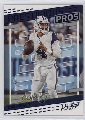 2023 Panini Prestige Prestigious Pros Xtra Points Blue 98/249 Dak Prescott 19l2