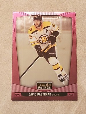 David Pastrnak 2024-25 OPC Platinum Matte Pink /75 #P-DP
