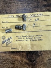 Binks 20 4917 Slotted Set Screws Lot Of 4 Vintage Nos Spray Equipment Parts
