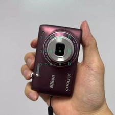 Nikon COOLPIX S4100 digital camera 14.0 MP /5X Zoom plum TESTED