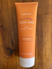 Trader Joe's 8 oz Moisturizing Cream Shave Honey Mango w/Aloe Vera  Vitamin E
