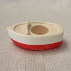 Vintage Fisher-Price Amusement Park #932 Red & White Boat Accessory