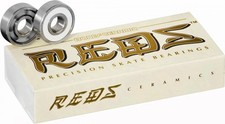 Bones Super REDS ceramic Roller Skate Bearings 8mm 16 pack