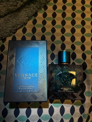 EMPTY BOTTLE with box Versace Eros EDT Spray 1.7oz (50ml) for Men