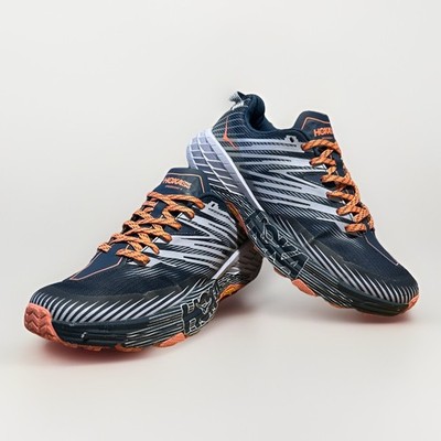 Hoka One One Speedgoat 4 Trial Running Navy/Coral Women's 9.5-B  1106527-PBLG