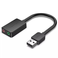 Sound Card USB Sound Card for PC Laptop Headset Microphone Q5O67888