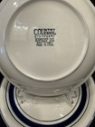 VTG Lot (4)  Tienshan Country Crock Stoneware Blue Stripe Band Plate 10 3/4” — photo 5
