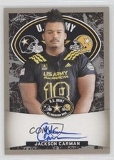 2018 Leaf Metal US Army All-American Bowl Tour /25 Jackson Carman Auto c9i