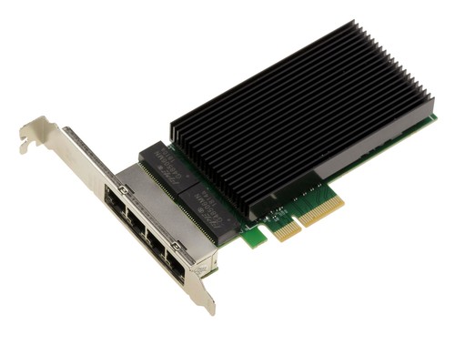 Carte PCIe 2.5G x4 LAN Gigabit Ethernet 4 ports RJ45 INTEL I226 SRKTU - 第 1/5 張圖片