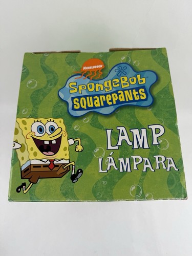SpongeBob SquarePants 2004 Desk Lamp Pineapple Pull ChainTiki Themed New In Box - Picture 9 of 14
