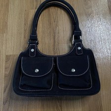 Small Canvas Mini Shoulder Bag With Pockets For Women