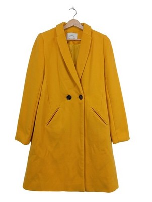 STRADIVARIUS Übergangsmantel Damen Mantel Gr. DE 36 blassgelb Business-Look