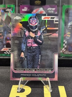 2025 Topps Chrome Formula 1 F1 Franco Colapinto #187 Refractor