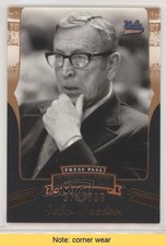 2006-07 Press Pass Legends Bronze /899 John Wooden #B68 HOF READ p4g