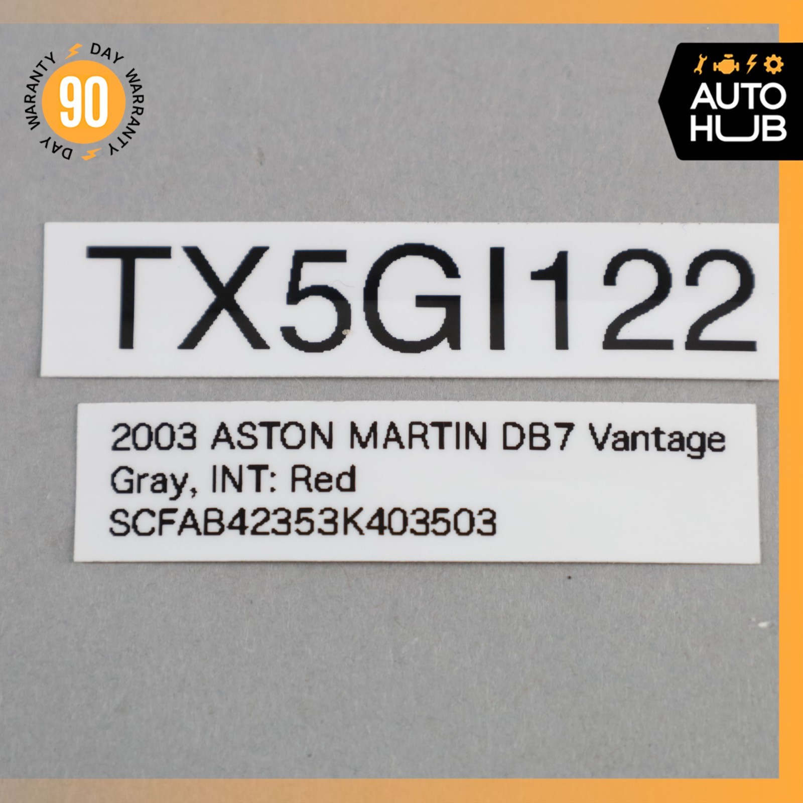 00-04 Aston Martin DB7 Vantage Climate Control Heater Aspirator Motor Sensor OEM
