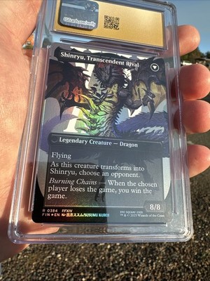 MTG Final Fantasy Borderless Foil Zenos yae Galvus 384 FFXIV CGC