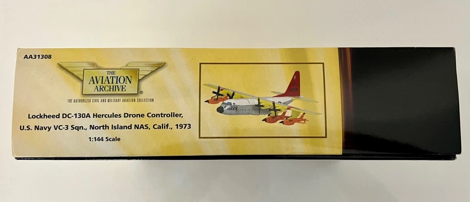 Corgi 1/144 Scale Diecast DC-130A Hercules Drone Controller, VC-3, US Navy 1973 - Image 2 of 4