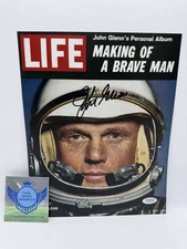 John Glenn Signed NASA Astronaut 8x10 Photo TSA COA