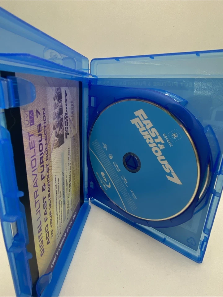 Fast & Furious 7 (Blu-ray, DVD, 2014) VGC Fast & Free Local Post REGION FREE - Image 3 of 4