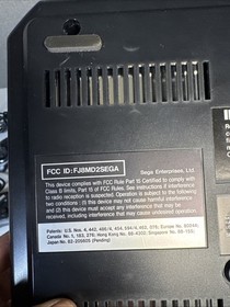 Sega Genesis 2 Video Games 2 Controllers And Console Black MK-1631