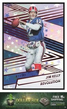 2025 Panini Revolution Red Astro #154 Jim Kelly - Buffalo Bills