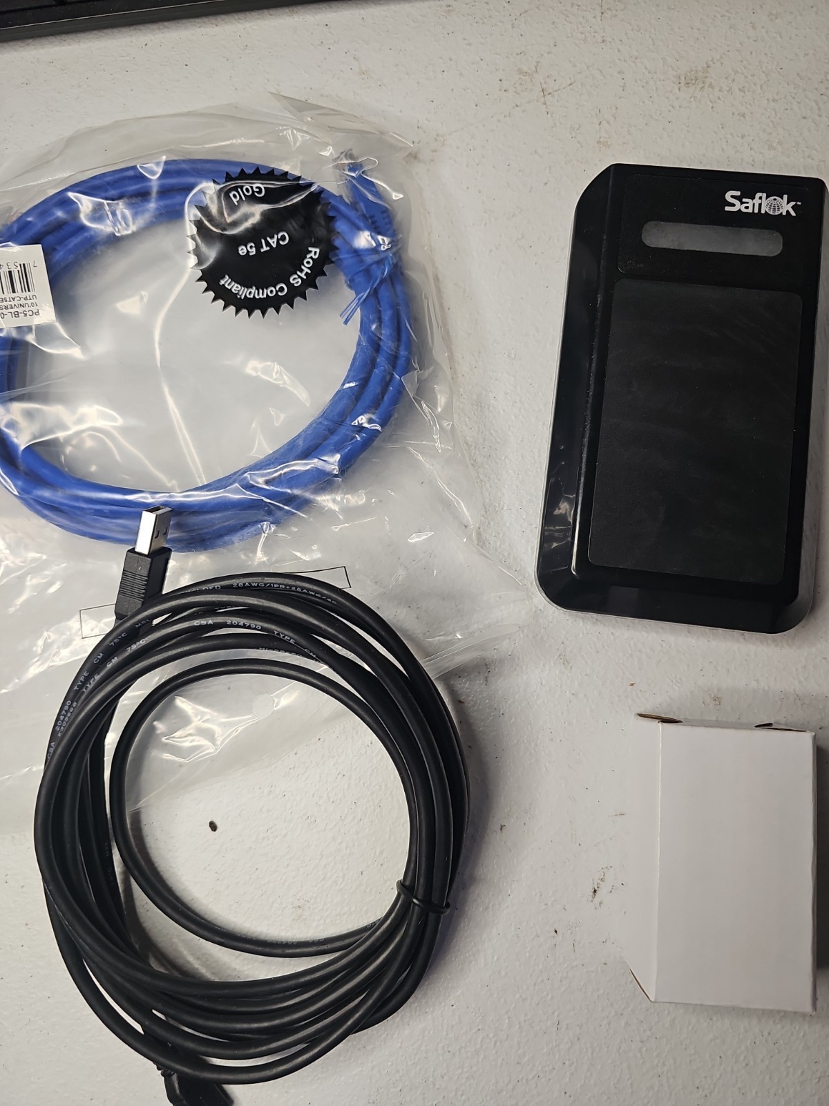 SAFLOK  Kaba RFID Encoder 74750 Unit, Power Cable, More. Z2